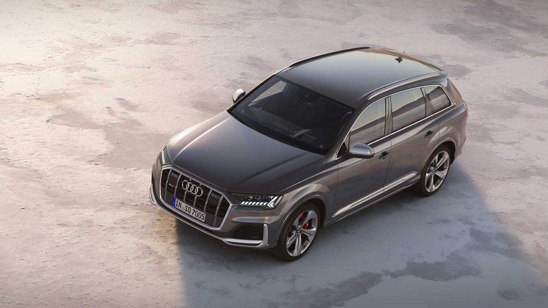 The new Audi SQ7 - V8 petrol colossus for the US market.