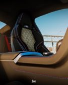 Zapakowane BMW M8 Coupe na wieloczęściowym niskim łóżku Andalus!