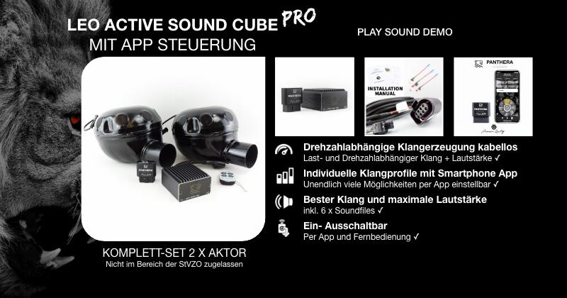 Are you still whispering or are you already roaring? - the Panthera Leo Active Sound Generator.
