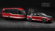 Carlex Exy Viale Bike Tour Set mit Anhänger und Mercedes X-Klasse