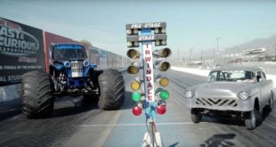Drag race 600 PS Hot Rod vs. 1500 PS Monster Truck 310x165 Video: Alfa Romeo 4C vs. Mini JCW Roadster Drag Race