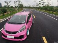 Pink Panther - Prawdopodobnie najbardziej ekstremalna Honda Jazz!