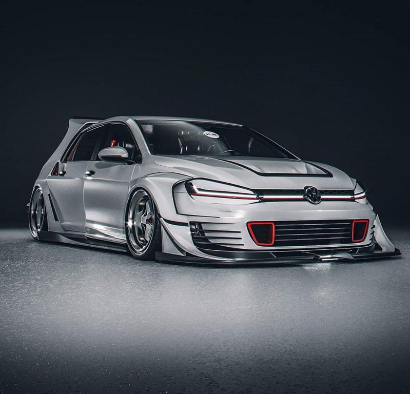 This Insane Widebody Vw Golf Gti Mk2 Will Soon Become - vrogue.co