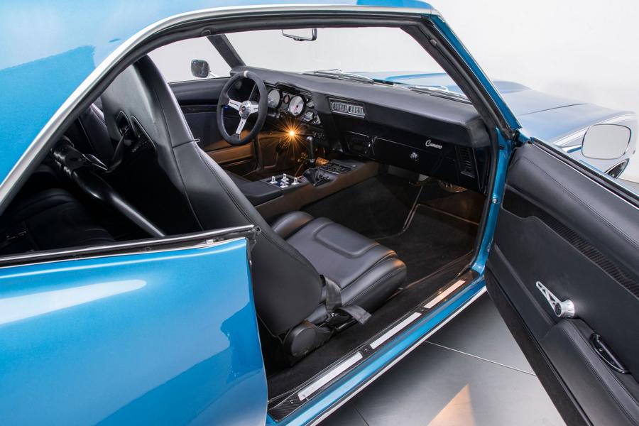 1969er Chevrolet Camaro Restomod Tuning 74 1969er Camaro Restomod   blaues V8 Biest aus den USA.
