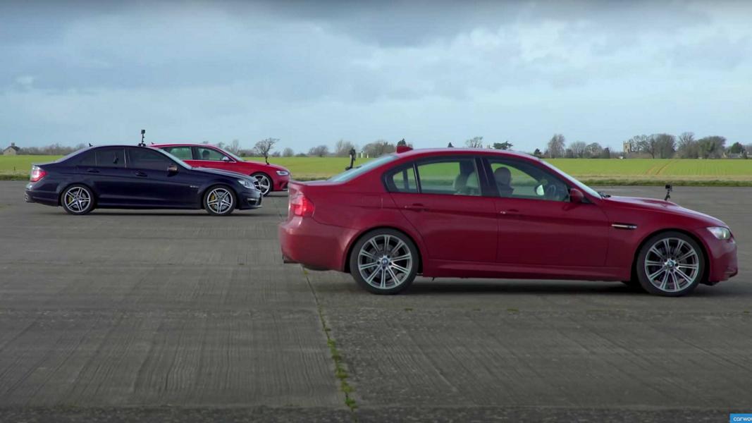 Audi RS4 Avant vs. BMW M3 Mercedes C63 AMG Video: Audi RS4 Avant vs. BMW M3 & Mercedes C63 AMG