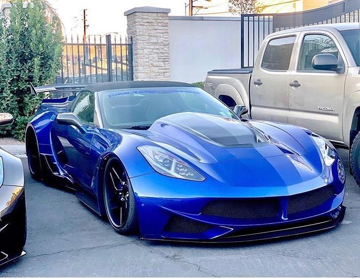 Limited Edition XIK widebody kit on the Corvette C7