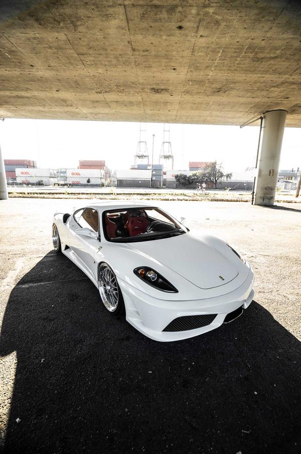 Ferrari F430 with Airride chassis and BBS LM alloy wheels!
