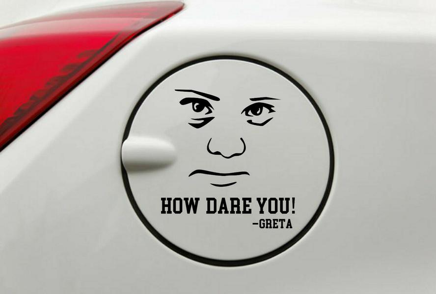 Aufkleber APPROVED BY GRETA Autoaufkleber Tuning Umwelt Sticker Sticker Umwelt
