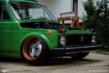 Toyota engine and stance tuning on the Lada Niva 1600 (4 × 4)