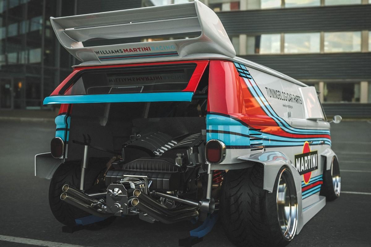 650 PS VW T1 Bulli with W12 engine and widebody kit!