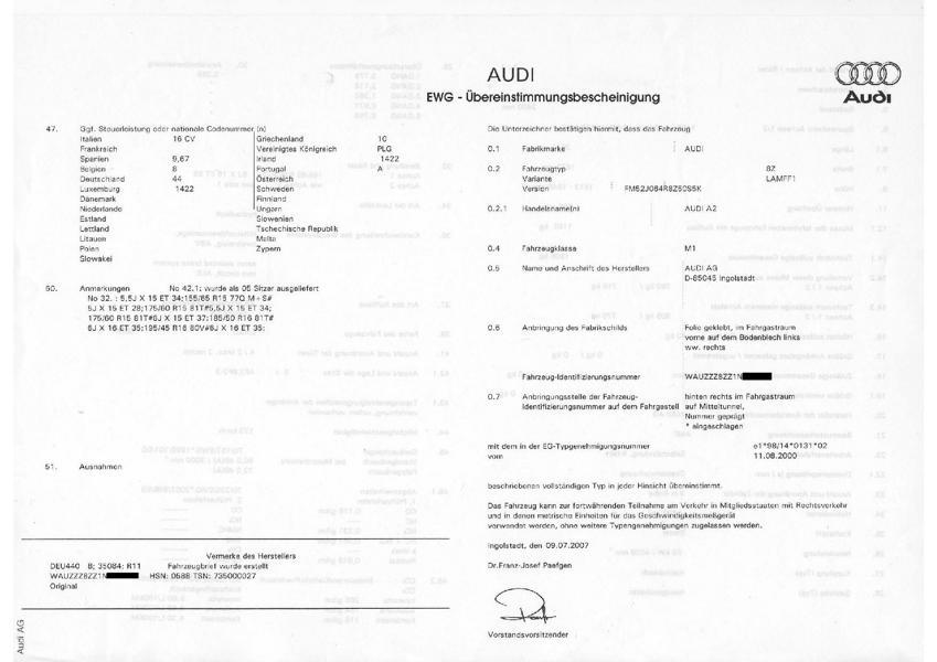 Papiers CoC Certificat de conformité CE 3 Qu'est-ce que les papiers CoC pour véhicules?