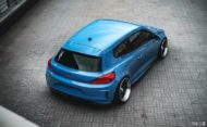 VW Scirocco en bleu bébé sur Work Meister L1 3P Alus!