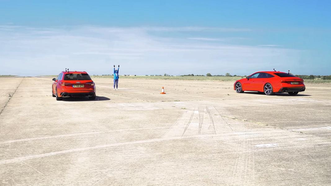 Video: Brother duel Audi RS4 Avant (B9) vs. RS7 Avant (C8)
