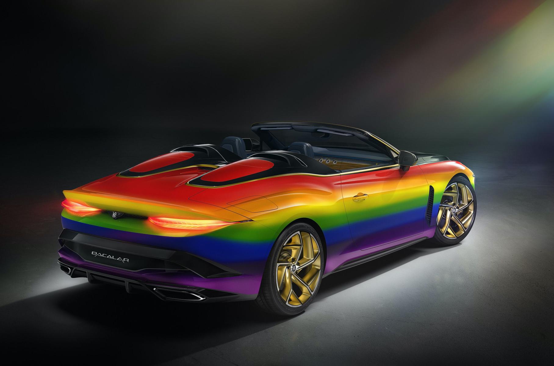 Bentley Bacalar GT Rainbow Car Wrap 2020 Bunter Hund   Bentley Continental GT als Rainbow Car!