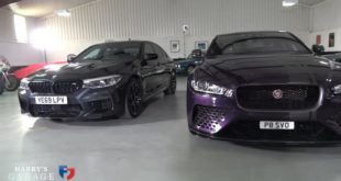 Jaguar Project 8 vs. BMW M5 Competition F90 310x165 Video: Unübersehbar   2020 Corvette C8 Vollfolierung!