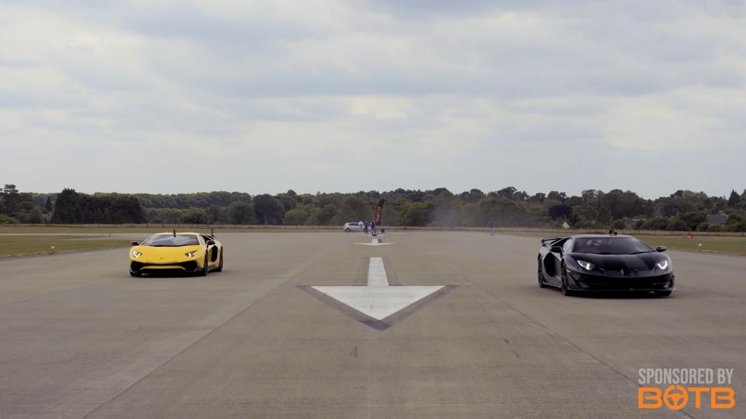 Vídeo: Lamborghini Aventador SVJ contra Aventador SV