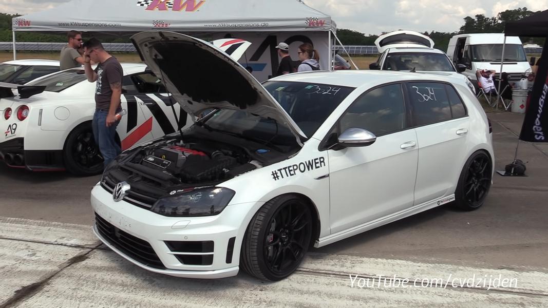 Video: TTE VW Golf 7 R with 740 PS Audi RS3 five-cylinder!