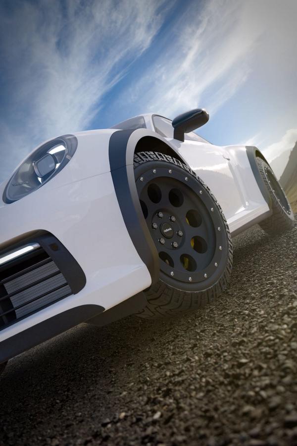 delta 4x4 Porsche 911 992 Carrera Dakar Tuning Umbau Höher statt tiefer – ein Porsche 911 (992) auf Abwegen