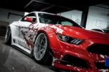 ¡Genial Ford Mustang EcoBoost con un estilo de graffiti loco!