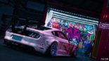 Cool Ford Mustang EcoBoost avec un look graffiti fou!