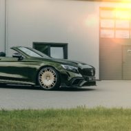 Mercedes AMG S63 Cabrio Olea Green Fostla.de Folierung Tuning 11 190x189