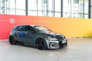 VW Golf GTE HyRACER (MK7) with body kit and 250 PS!