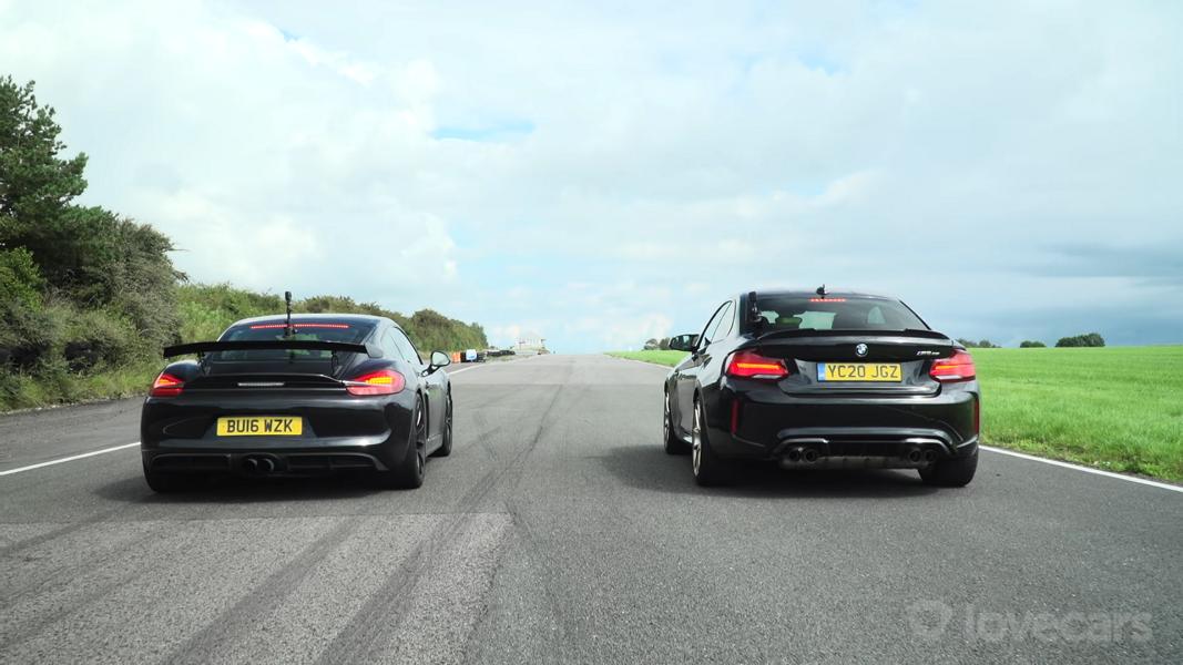 Vídeo: ¡BMW M2 CS (F87) contra Porsche Cayman GT4!