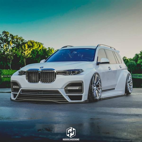 Exaggerated but awesome! BMW X7 (G07) ​​widebody with Airride!