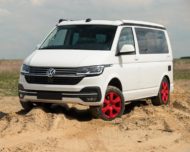 The Bulli for camping going astray: delta 4 × 4 VW T6 & T6.1