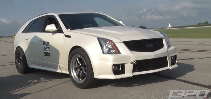 Video: Crazy Cadillac CTS-V station wagon with 1.700 hp!