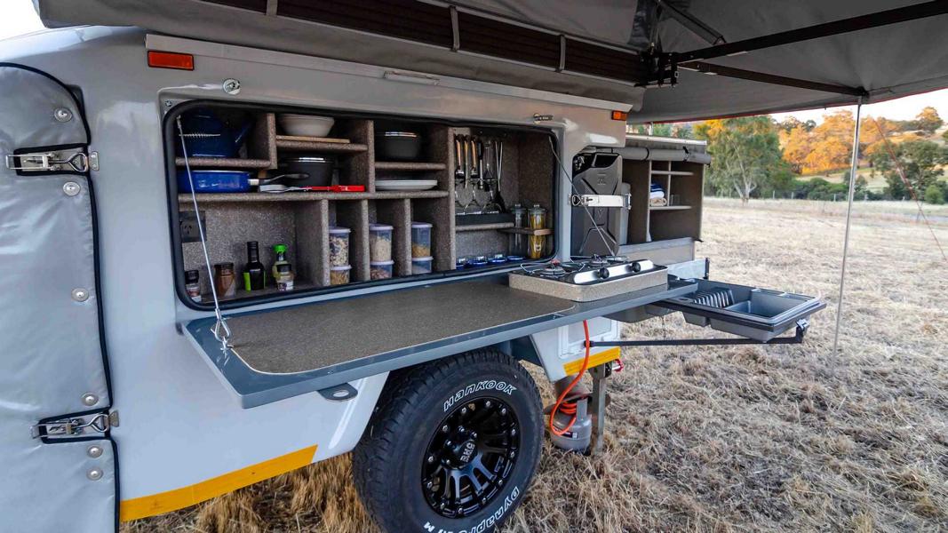 Micro-camper with lots of accessories - the 2020 Mobi X Trailer!