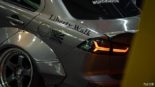 Mitsubishi Lancer Evo X met widebody-kit van Liberty Walk