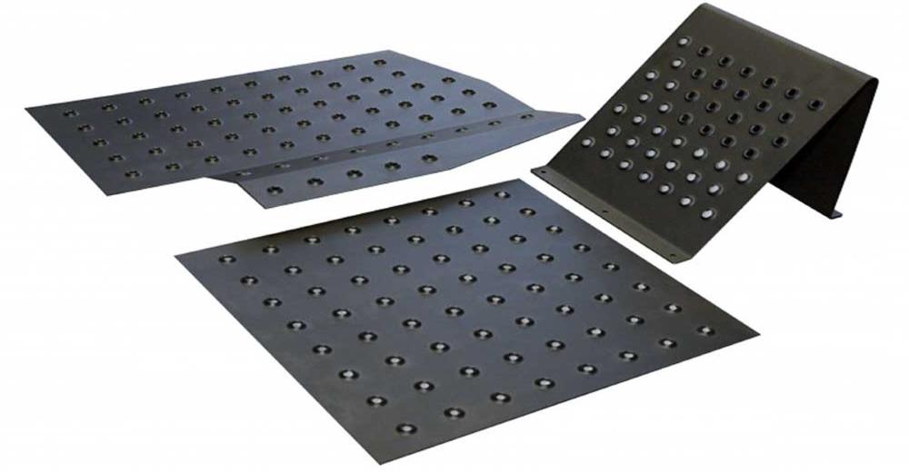 What is a footboard floor panel set used for?