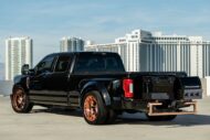 Loco enorme: camioneta Ford F-2019 Lariat 350 en 24 pulgadas!