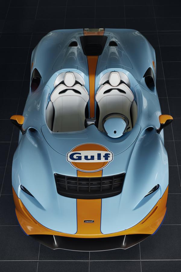 Gek stuk - het McLaren Elva Gulf Theme 2020 van MSO