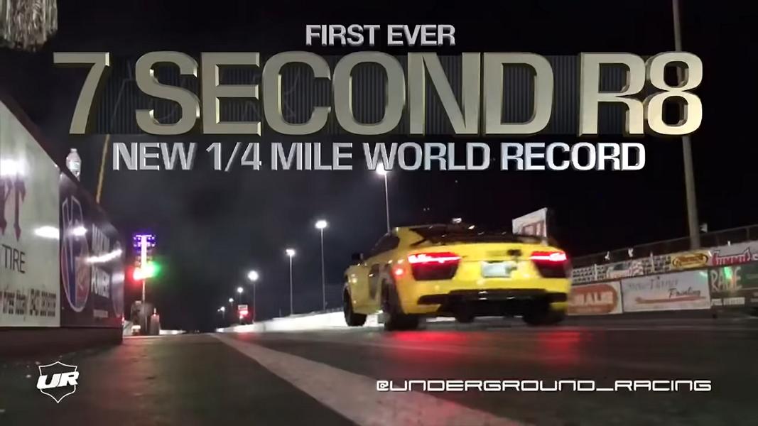 7 Sekunden Zeit Underground Racing Audi R8 Tuning 2 Video: 7 Sekunden Zeit im Underground Racing Audi R8!