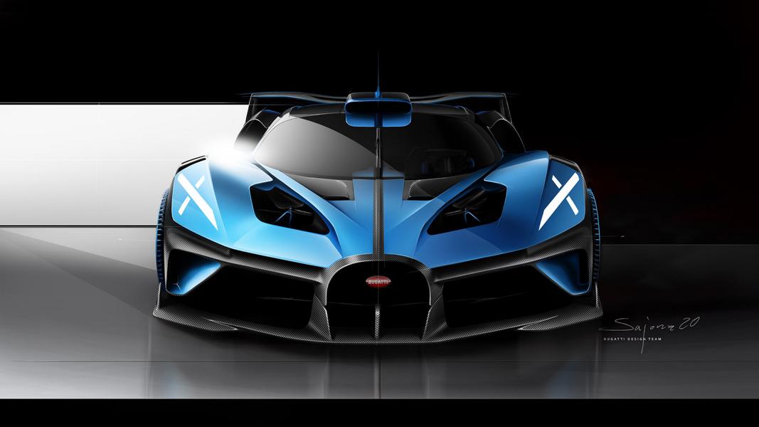Le design de la Bugatti Bolide - "La forme suit la performance"