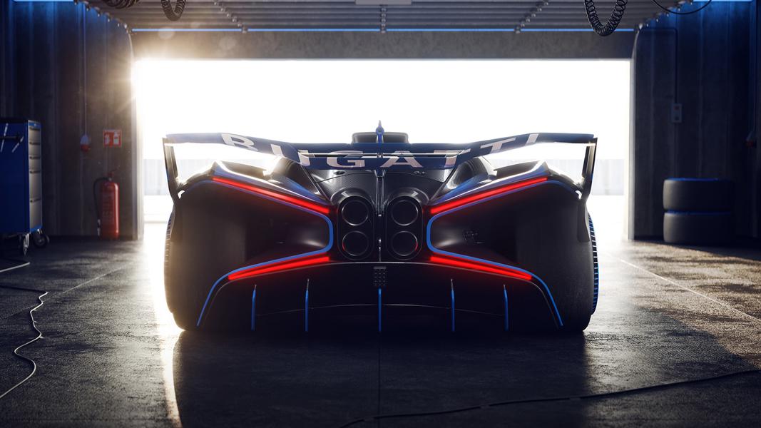 The design of the Bugatti Bolide - "Form follows performance"