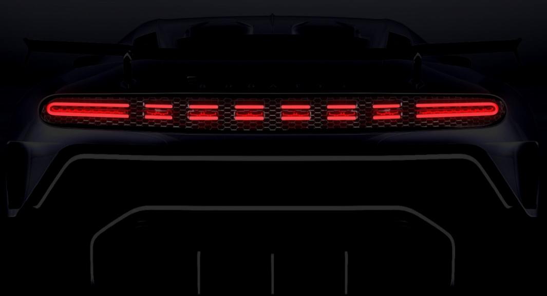 Nieuwe hypercar van Bugatti? Teaser toont X-achterlichten!