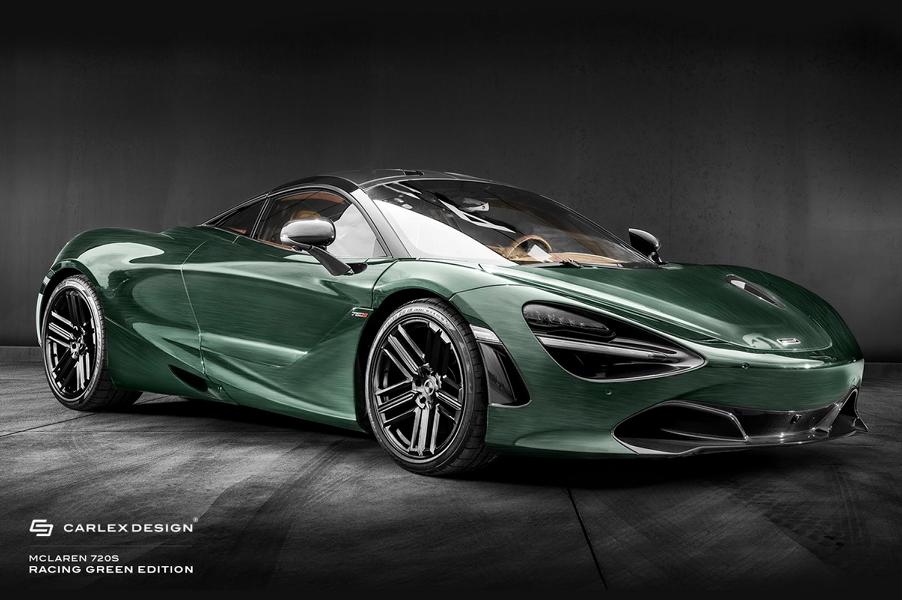 McLaren 720 come Racing Green Edition di Carlex Design