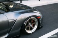 Nissan GT-R R35 without wings on Work Meister L1-Alus