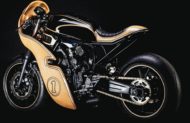 Steampunk Bike Holz Verkleidung George Woodman Garage Tuning Yamaha 4 190x123