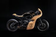 Steampunk Bike mit Holz-Verkleidung von George Woodman Garage!