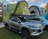 Camping Mitsubishi L200 Pickup Dachzelt GT 3 190x155 Camping mit dem Mitsubishi L200 dank GT Pick Up   Dachzelt!