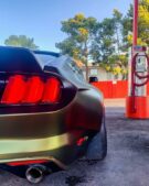 “Dapper Grinch” geklonken widebody Ford Mustang GT!