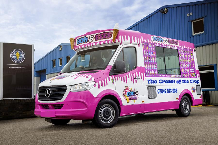 Camion de crème glacée Mercedes-Benz Sprinter pour Whitby Morrison!