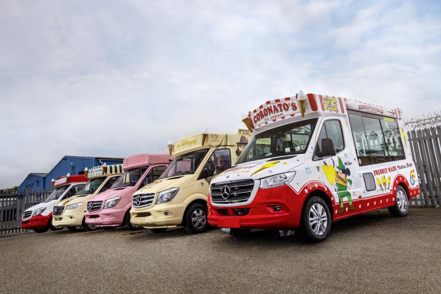 Mercedes-Benz Sprinter ice cream truck for Whitby Morrison!