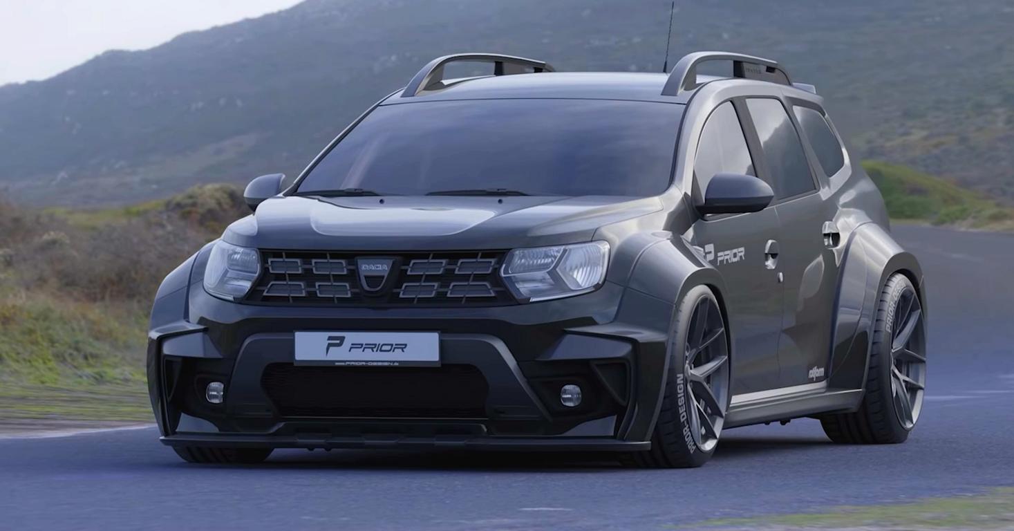 Prior Design Widebody Kit On The 2020 Dacia Duster Suv