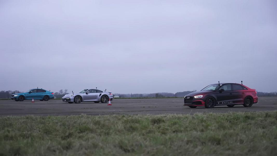 Video: 1.000 PS BMW M5 vs. 800 PS Audi RS3 vs. Porsche Turbo
