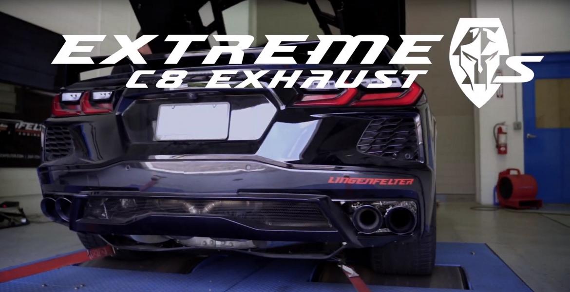 بالفيديو: عادم كورسا الرياضي في سيارة Lingenfelter Corvette C8!